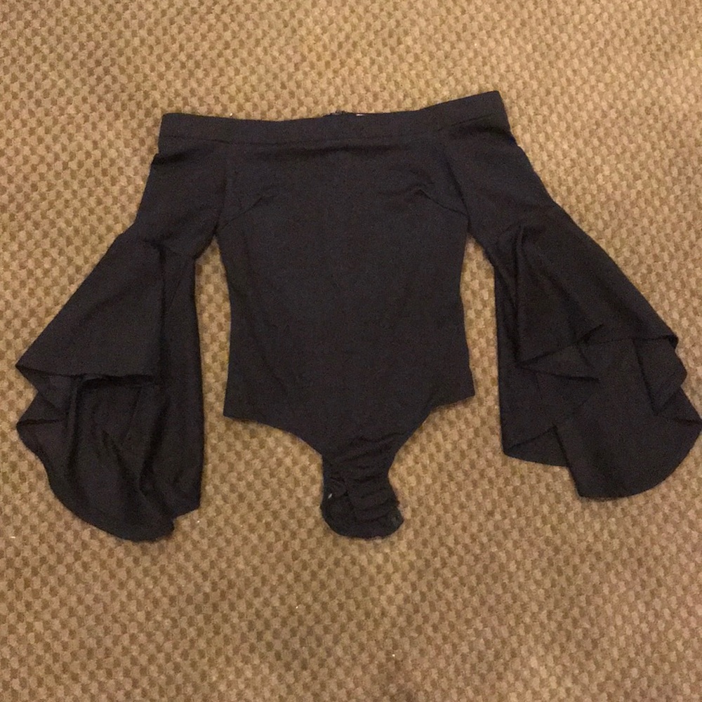 Black sleeve leotard LF